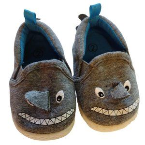 SG Footwear Shark Slip On Shoes Toddler Size 2